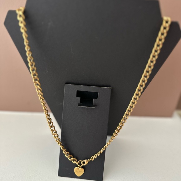 Vintage Betsey Johnson leopard heart necklace - Picture 3 of 3